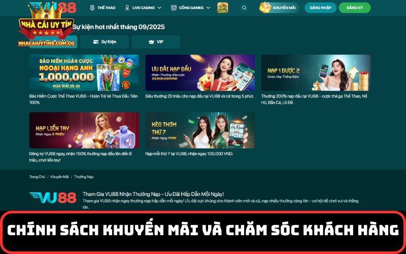 Chính sách khuyến mãi và chăm sóc khách hàng
